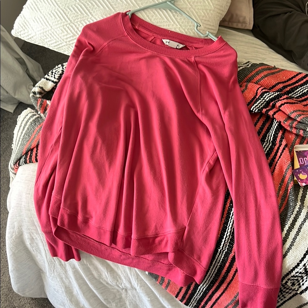 Vibrant Pink Long Sleeve Top